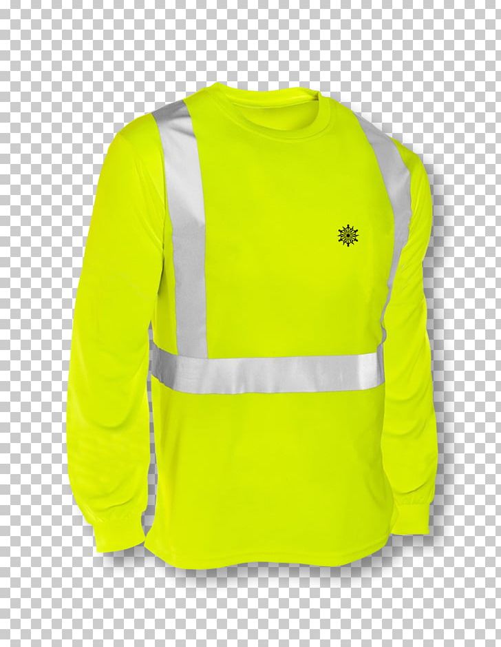 International Safety Equipment Association Long-sleeved T-shirt Personal Protective Equipment Long-sleeved T-shirt PNG, Clipart, Active Shirt, Clothing, Green, Hazard, Highvisibility Clothing Free PNG Download