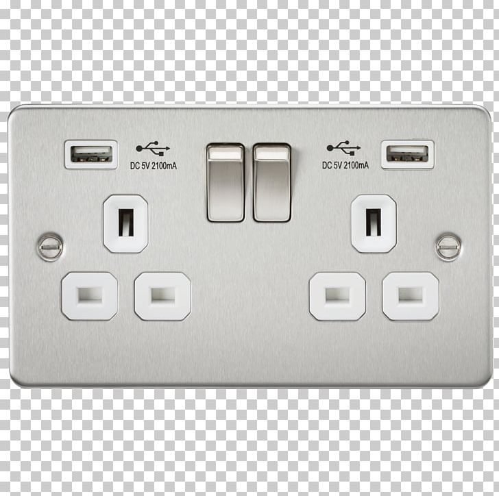 Battery Charger AC Power Plugs And Sockets Electrical Switches Network Socket Brushed Metal PNG, Clipart, Ac Power Plugs And Sockets, Brushed Metal, Electrical Switches, Electrical Wires Cable, Electricity Free PNG Download