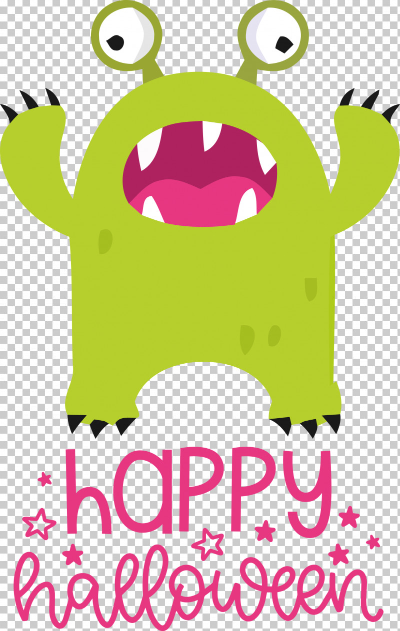 Happy Halloween PNG, Clipart, Cartoon, Green, Happiness, Happy Halloween, Leaf Free PNG Download