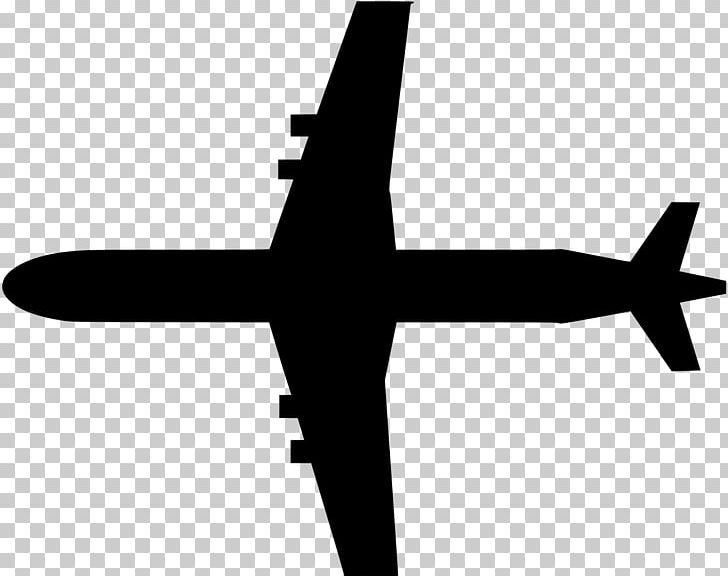 Airplane Aircraft Computer Icons PNG, Clipart, Aircraft, Airplane, Air Travel, Angle, Black And White Free PNG Download