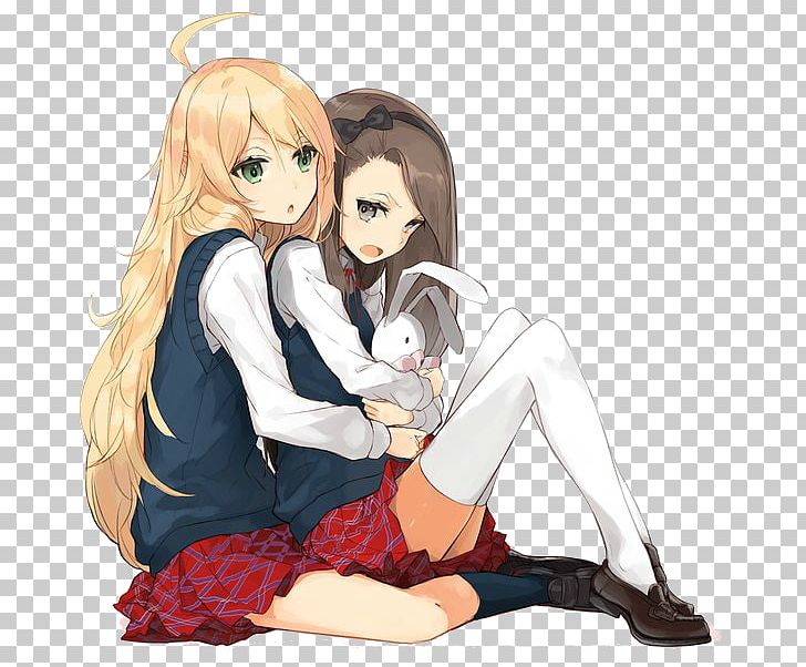 Anime Yuri Mangaka Bishōjo Kavaii PNG, Clipart, Anime, Bishojo, Black Hair, Brown Hair, Cartoon Free PNG Download