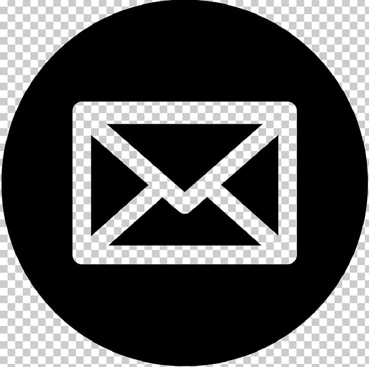 Computer Icons Email Symbol PNG, Clipart, Angle, Black, Black And White, Brand, Circle Free PNG Download