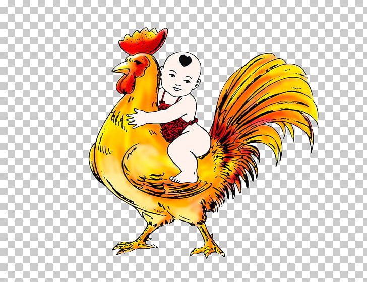 Chicken Cartoon Rooster PNG, Clipart, Animals, Animation, Art, Beak, Bird Free PNG Download