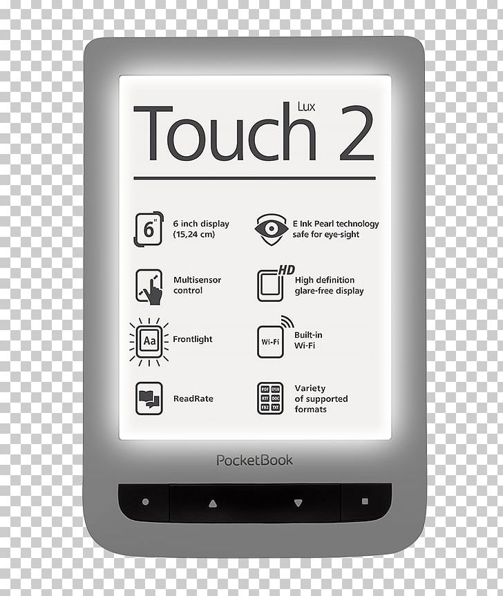 PocketBook International EBook Reader 15.2 Cm PocketBookTouch Lux E-Readers PocketBook Touch Lux 2 4 GB PNG, Clipart, Book, Computer, Elect, Electronic Device, Electronics Free PNG Download