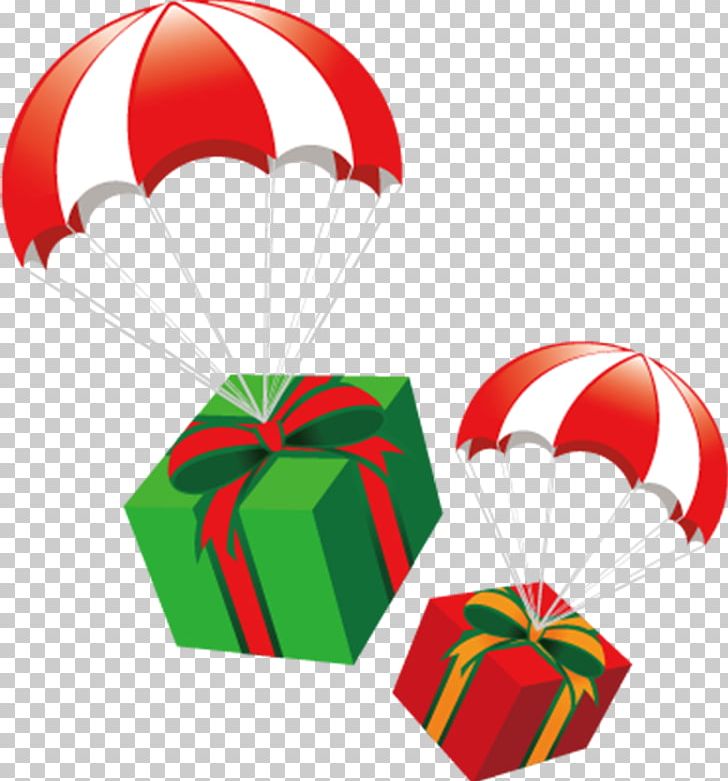 Gift Cartoon Parachute PNG, Clipart, Balloon, Cartoon, Christmas, Color, Download Free PNG Download