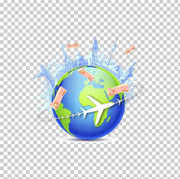 Global Travel Illustration PNG, Clipart, Building, Computer Wallpaper, Earth, Encapsulated Postscript, Global Travel Free PNG Download