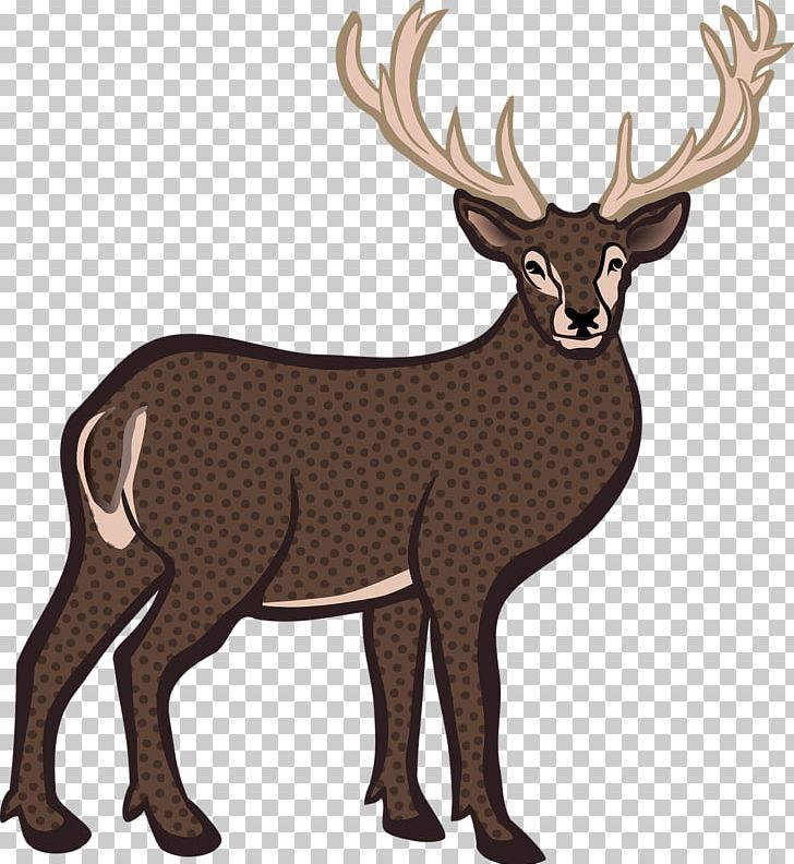 Reindeer White-tailed Deer Bison Elk PNG, Clipart, Animals, Antler, Bison, Computer Icons, Deer Free PNG Download