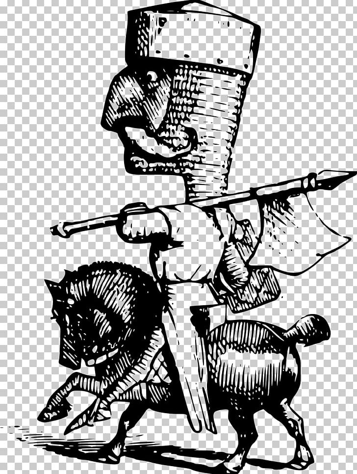 Horse Knight PNG, Clipart, Animals, Art, Axe, Black And White, Cartoon Free PNG Download
