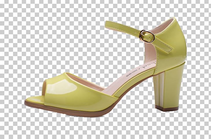 Sandal Yellow Shoe PNG, Clipart, Beige, Cortical, Fashion, Footwear, Highheeled Free PNG Download