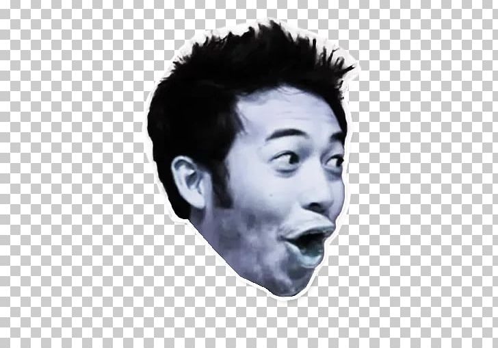 Twitch PogChamp Emote Video Game Emoticon PNG, Clipart, Black And White, Cheek, Chin, Face, Facial Hair Free PNG Download