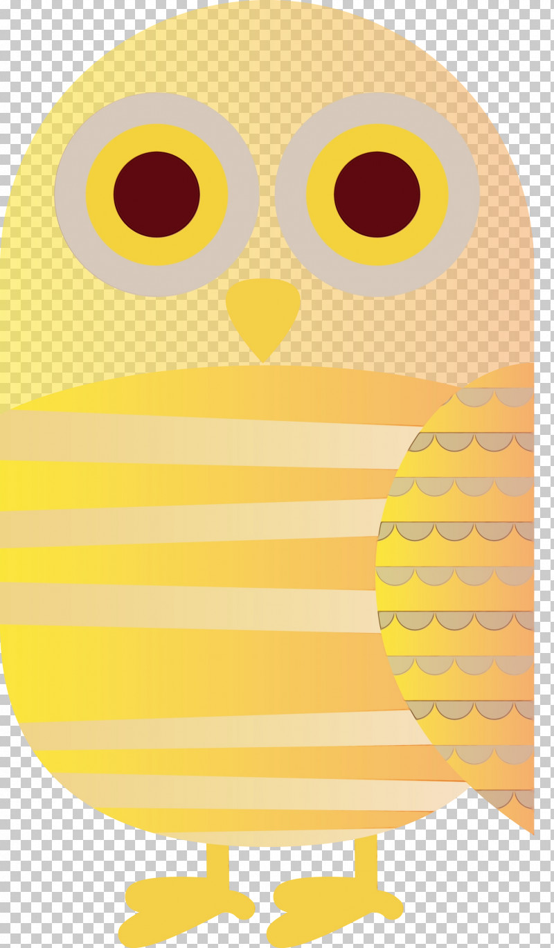 Owl M Yellow Meter Beak Pattern PNG, Clipart, Beak, Cartoon Owl, Cute Owl, Line, Meter Free PNG Download