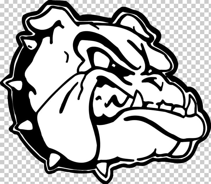 Bulldog Terry Sanford High School E. E. Smith High School Mississippi Gulf Coast Community College National Secondary School PNG, Clipart, Artwork, Black, Black And White, Carnivoran, Dog Like Mammal Free PNG Download