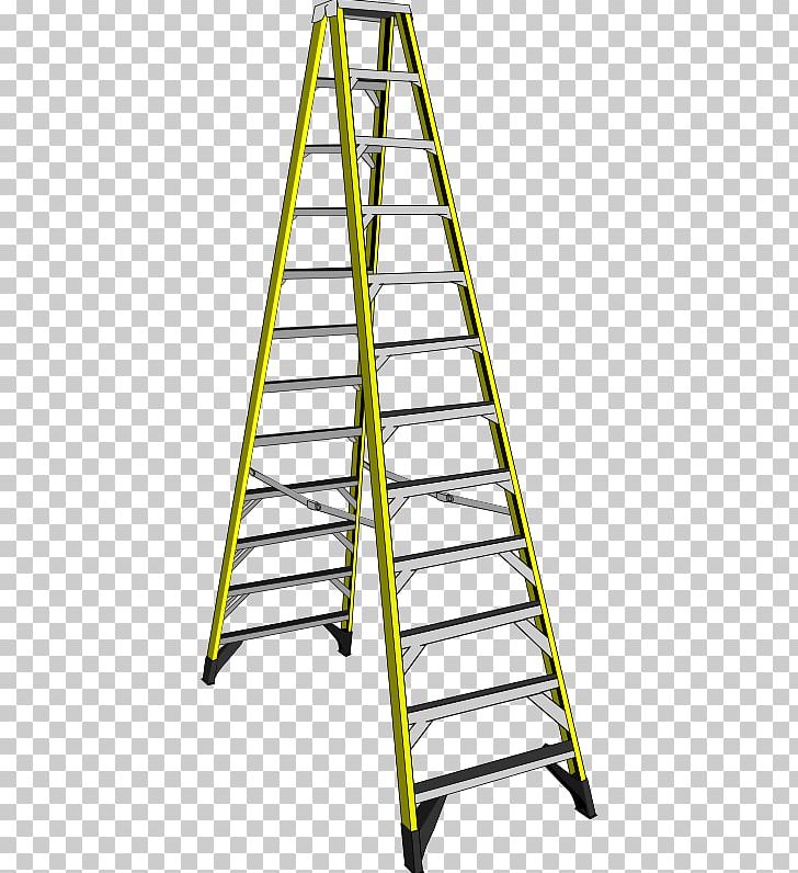 Ladder Werner Co. Aluminium Fiberglass Tool PNG, Clipart, Aluminium, Angle, Area, Attic Ladder, Cross Bracing Free PNG Download