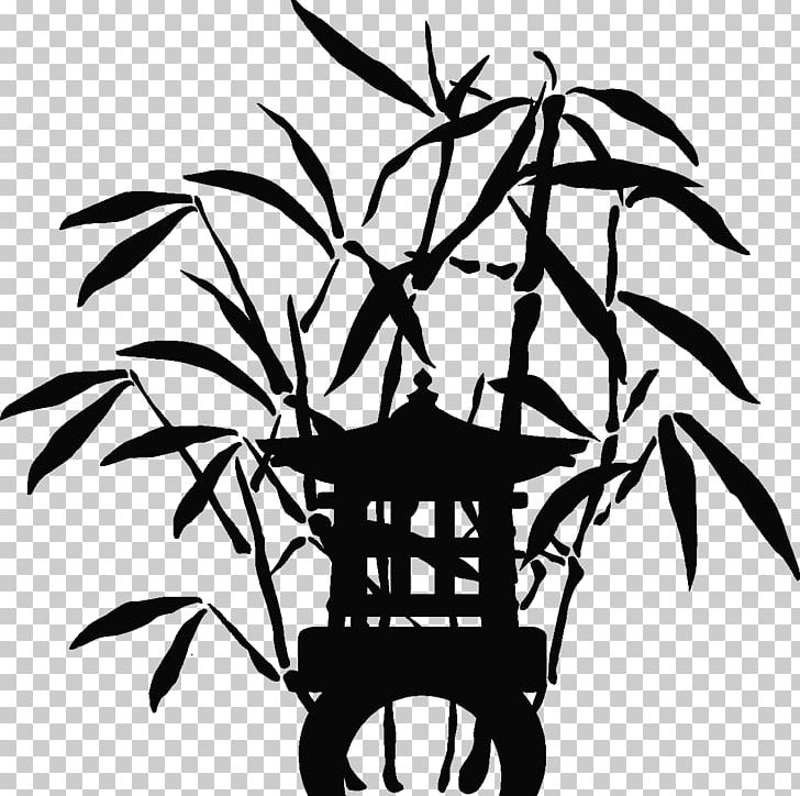 Bambou Sticker Wall Decal Plant Stem PNG, Clipart, Ambiance, Artwork, Black And White, Branch, Conception Free PNG Download
