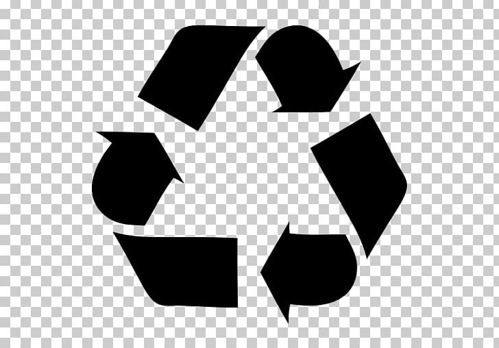 Recycling Symbol Computer Icons PNG, Clipart, Aluminum Can, Angle, Black, Black And White, Circle Free PNG Download