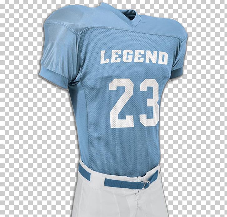 Sports Fan Jersey T-shirt Sleeve PNG, Clipart, Active Shirt, American Football, Blue, Clothing, Electric Blue Free PNG Download