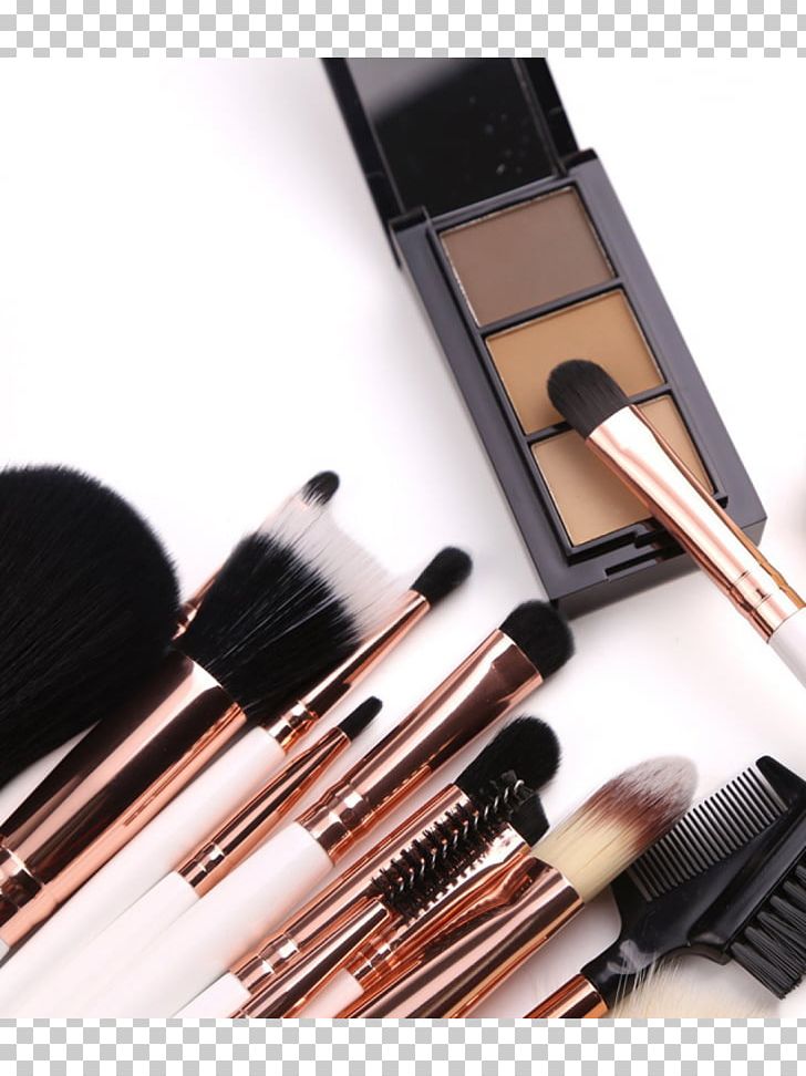 Makeup Brush BH Cosmetics 15 PC Rose Gold Brush Set Make-up PNG, Clipart, Beauty, Bristle, Brush, Eye Shadow, Handbag Free PNG Download