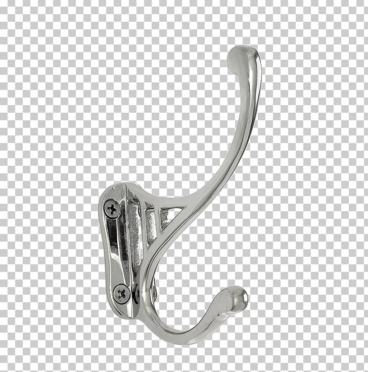 Silver Robe Hook Clothes Hanger PNG, Clipart, Angle, Bathroom Accessory, Body Jewellery, Body Jewelry, Clothes Hanger Free PNG Download