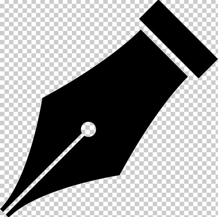 Nib Fountain Pen PNG, Clipart, Angle, Black And White, Cdr, Computer Icons, Drawing Free PNG Download
