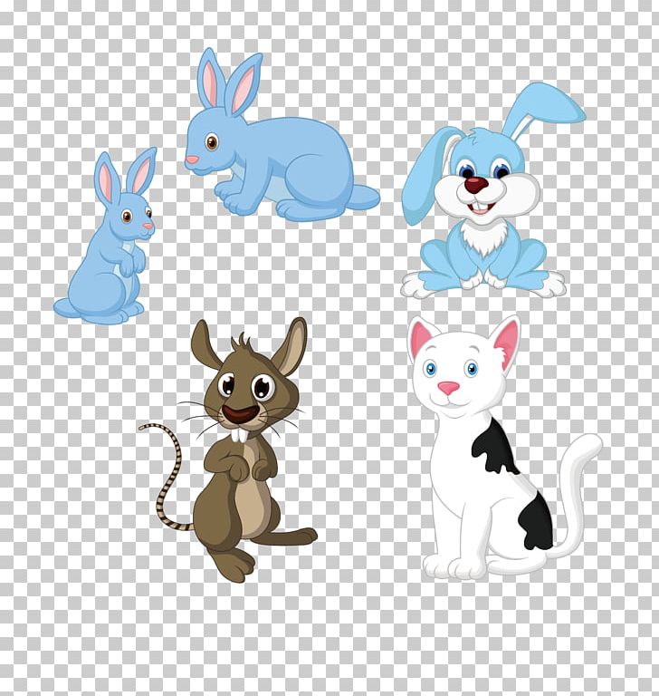 Rabbit Cat Tom And Jerry PNG, Clipart, Animal, Blue, Cartoon, Cat, Design Free PNG Download