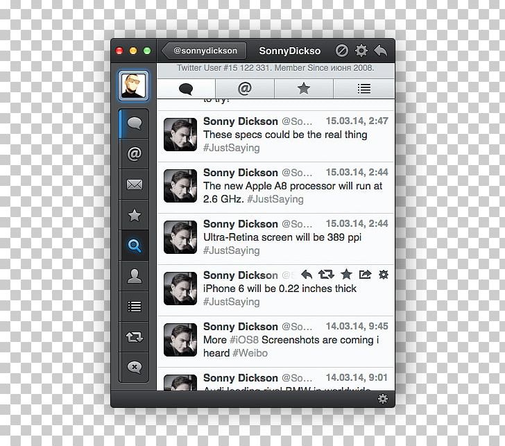 Tweetbot MacOS Client PNG, Clipart, Client, Download, Electronics, Ipad, Iphone Free PNG Download