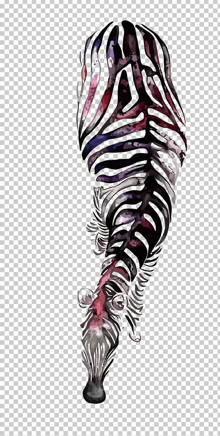Zebra Watercolor Painting Illustration PNG, Clipart, Adobe Illustrator, Animals, Artworks, Cartoon Zebra Crossing, Decorate Free PNG Download