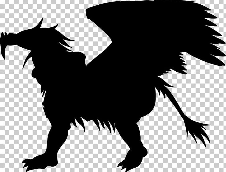 Lion Griffin Silhouette PNG, Clipart, Art, Bird, Black And White, Carnivoran, Deviantart Free PNG Download