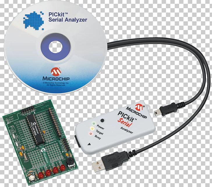 PICkit Microchip Technology Serial Communication Embedded System Electrical Cable PNG, Clipart, Analyser, Cable, Computer Software, Dspic, Electrical Cable Free PNG Download