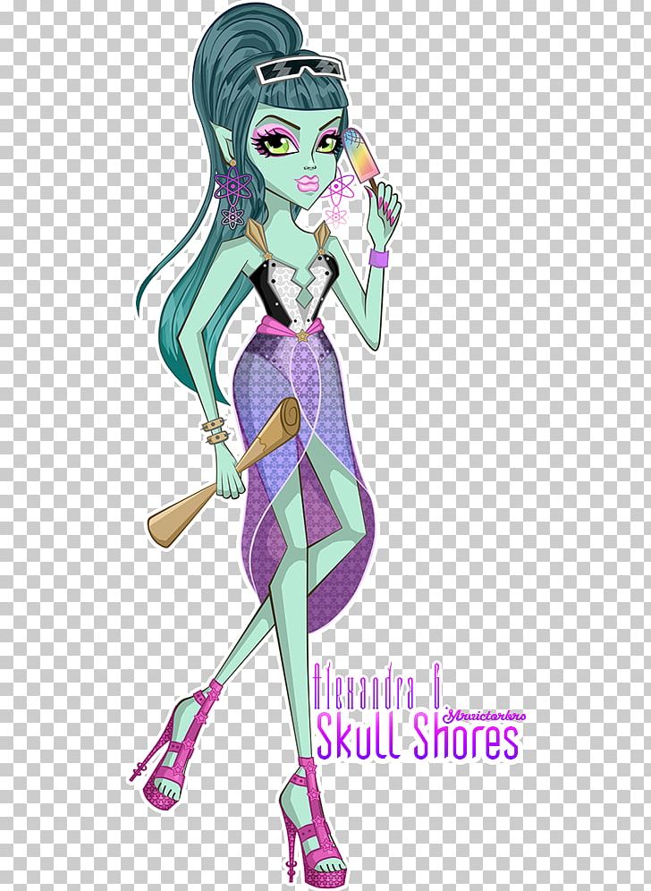 Monster High Ghoul Doll Drawing PNG, Clipart, Anime, Cartoon, Digit, Doll, Drawing Free PNG Download