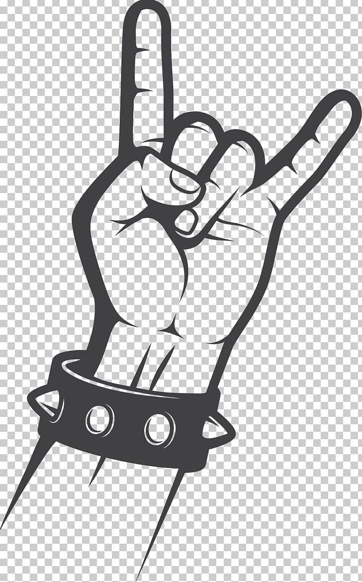 Sign Of The Horns Rock Music Gesture Hand PNG, Clipart, Black, Black And White, Clapping, Download, Drawing Free PNG Download