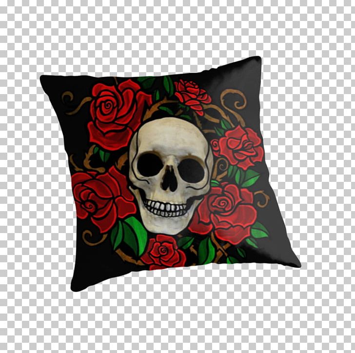 Throw Pillows Cushion Skull PNG, Clipart, Cushion, Furniture, Pillow, Redbubble, Rose Free PNG Download