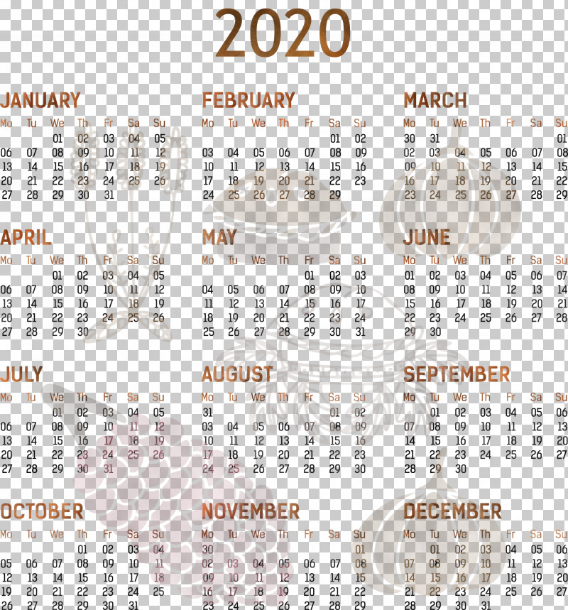 2020 Yearly Calendar Printable 2020 Yearly Calendar Template Full Year Calendar 2020 PNG, Clipart, 2020 Yearly Calendar, Annual Calendar, Calendar 2018 Calendar, Calendar System, Calendar Year Free PNG Download