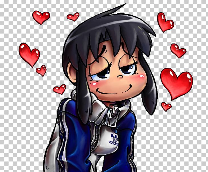 Lovestruck Falling In Love Female Woman PNG, Clipart, Affection, Anime, Black Hair, Cartoon, Drawing Free PNG Download