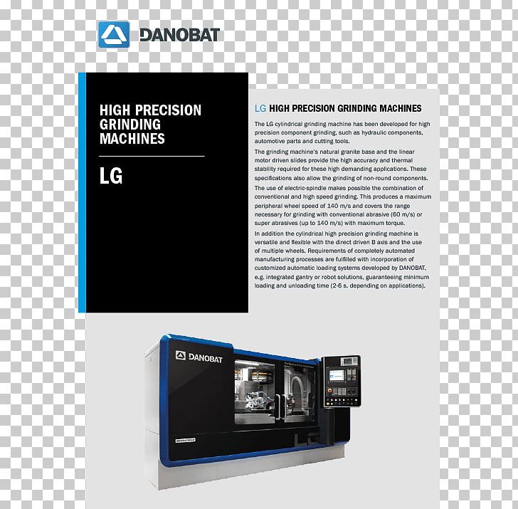 Publication Grinding Machine Catalog Danobat PNG, Clipart, Advertising, Brand, Catalog, Computer Numerical Control, Cylindrical Grinder Free PNG Download