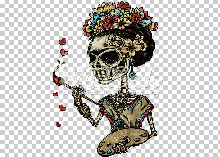 La Calavera Catrina Skull Art T-shirt PNG, Clipart, Art, Bone, Calavera, Day Of The Dead, Drawing Free PNG Download