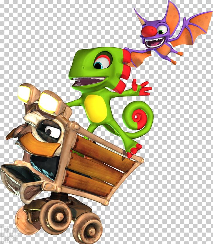 Yooka-Laylee Banjo-Kazooie Nintendo 64 PlayStation 4 Video Game PNG, Clipart, Art, Banjokazooie, Character, Fictional Character, Figurine Free PNG Download