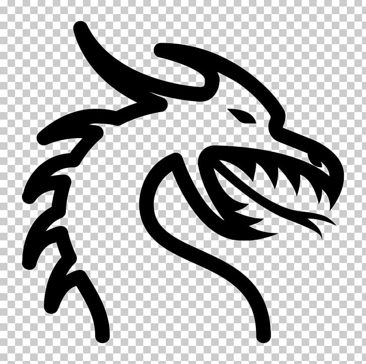 Computer Icons Dragon Computer Font PNG, Clipart, Artwork, Black, Black And White, Chinese Dragon, Computer Font Free PNG Download