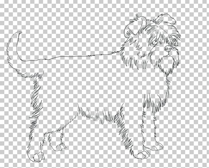 Dog Breed Whiskers Cat Paw PNG, Clipart, Animals, Artwork, Big Cat, Big Cats, Black And White Free PNG Download
