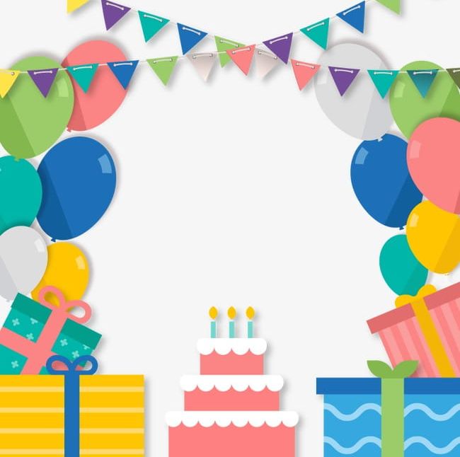 Party Things PNG, Clipart, Balloon, Birthday, Birthday Cake, Cake, Flags Free PNG Download