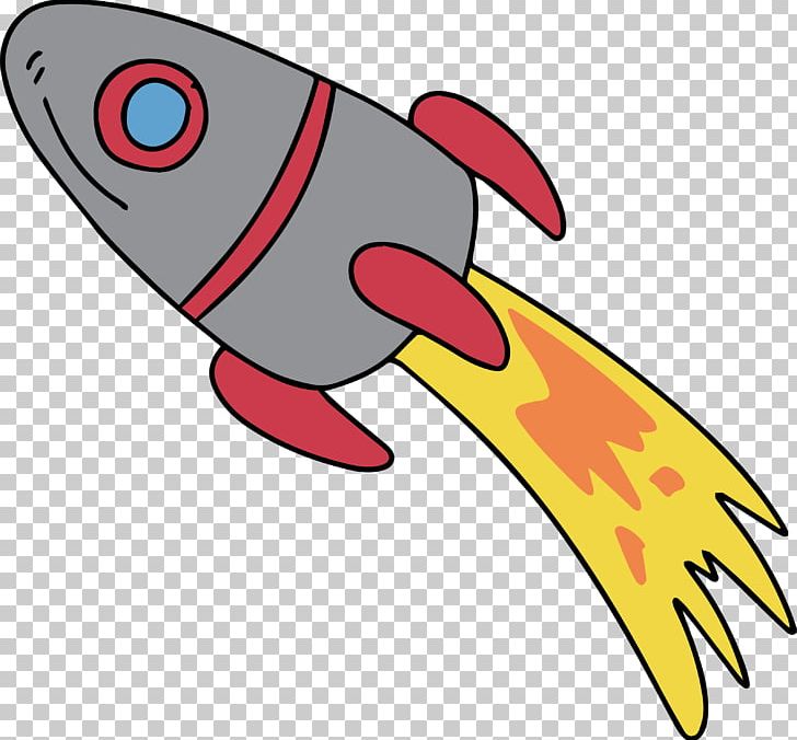 Rocket Outer Space PNG, Clipart, Beak, Designer, Download, Euclidean Vector, Flying Rocket Free PNG Download