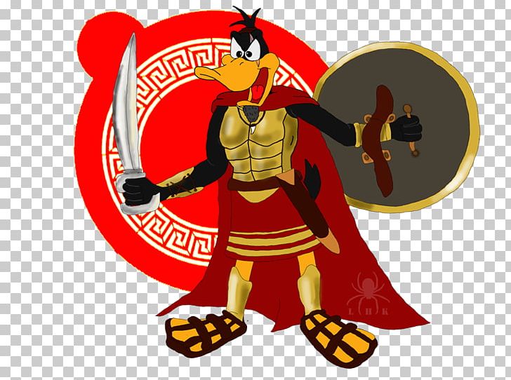 Daffy Duck Spartan Army Ancient Greece PNG, Clipart, Ancient Greece, Animals, Animation, Cartoon, Combat Free PNG Download