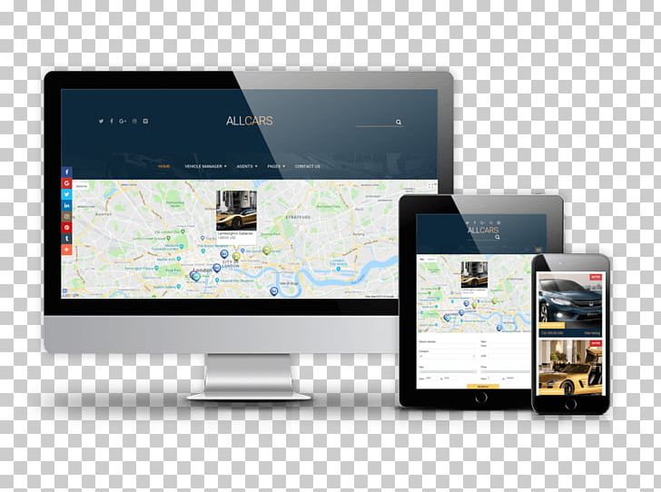 Responsive Web Design Web Template System Joomla Car PNG, Clipart, Autoshowroom, Brand, Car, Communication, Display Device Free PNG Download
