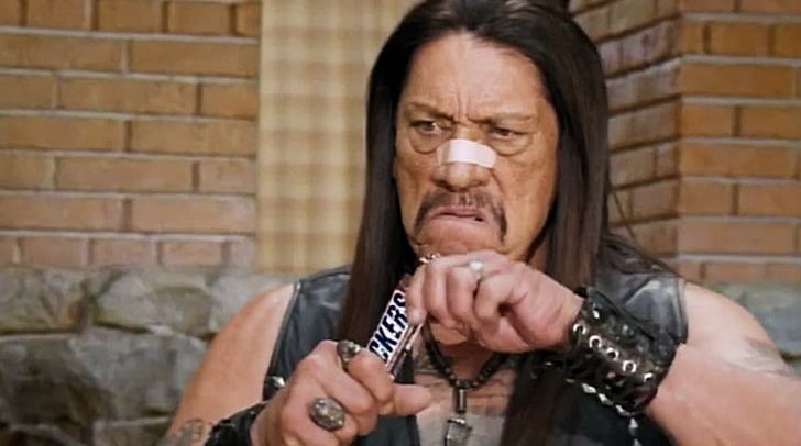 Danny Trejo Marcia Brady The Brady Bunch Super Bowl Snickers PNG, Clipart, Actor, Advertisement Film, Advertising, Brady Bunch, Danny Trejo Free PNG Download