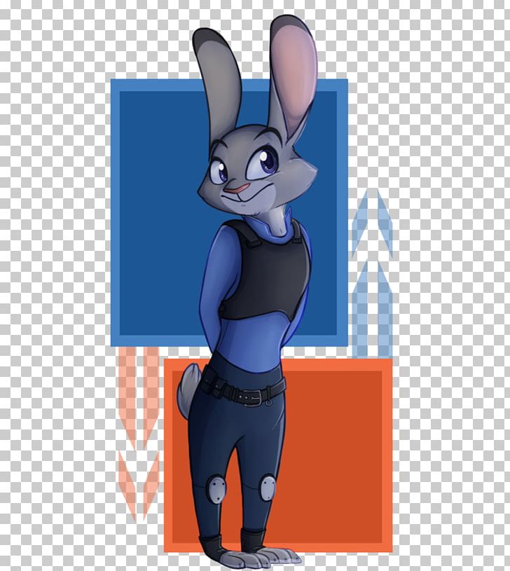 Lt. Judy Hopps Domestic Rabbit Nick Wilde Cartoon European Rabbit PNG, Clipart, Animals, Art, Cartoon, Comics, Computer Wallpaper Free PNG Download