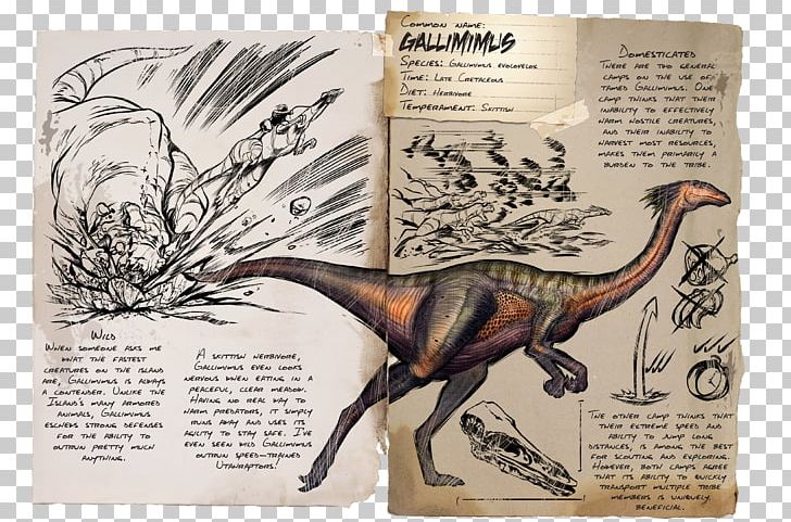 ARK: Survival Evolved Gallimimus Dinosaur Pegomastax Pteranodon PNG, Clipart, Argentavis Magnificens, Ark, Ark Survival Evolved, Dinosaur, Evolve Free PNG Download