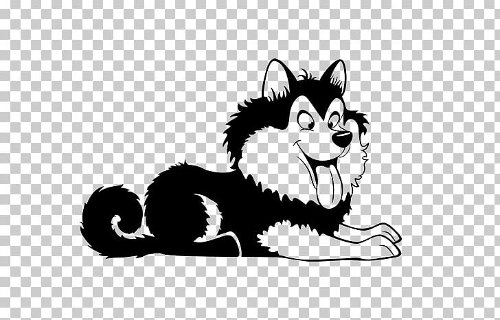 Siberian Husky Puppy Happy Birthday To You PNG, Clipart, Birthday, Black, Black And White, Carnivoran, Cartoon Free PNG Download