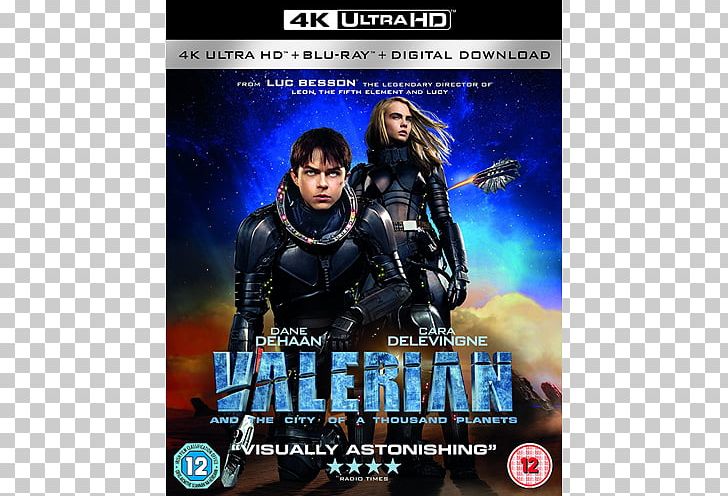Ultra HD Blu-ray Blu-ray Disc 4K Resolution Valérian And Laureline Film PNG, Clipart, 4k Resolution, 2017, Action Figure, Action Film, Bluray Disc Free PNG Download