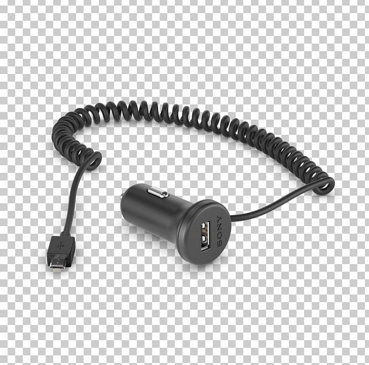 Battery Charger Micro-USB Sony Xperia PNG, Clipart, Battery Charger, Cable, Cigarette Lighter Receptacle, Electronics, Electronics Accessory Free PNG Download
