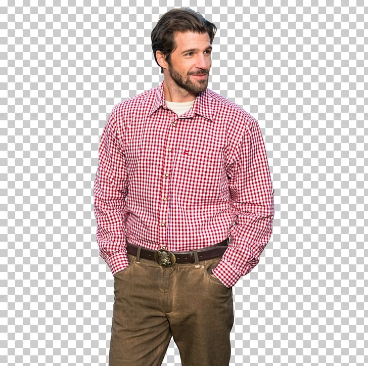 Dress Shirt Tartan Pink M Swimsuit St. Tropez PNG, Clipart, Button, Clothing, Collar, Dress Shirt, Formal Wear Free PNG Download