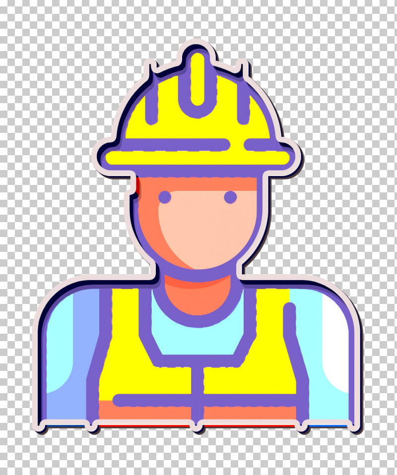 Labor Icon Professions And Jobs Icon Worker Icon PNG, Clipart, Cartoon, Construction Worker, Headgear, Labor Icon, Line Free PNG Download